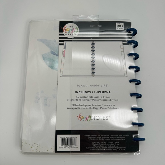 New. Set of 2 The Happy Planner Happy Notes Disc-Bound Notebooks - Picture 7 of 10